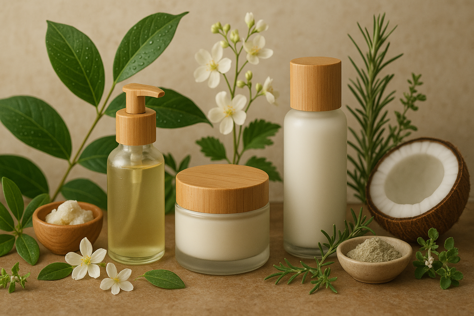 Cover photo that represents Organic material beuty product